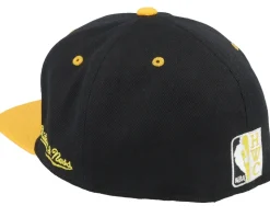 Toronto Raptors Yellow Toe Black/Yellow Fitted - Mitchell & Ness
