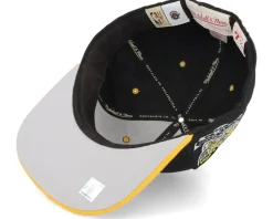 Toronto Raptors Yellow Toe Black/Yellow Fitted - Mitchell & Ness