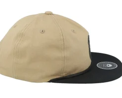 Tough Beard Khaki/Khaki Rope 5-panel Snapback - Bearded Man