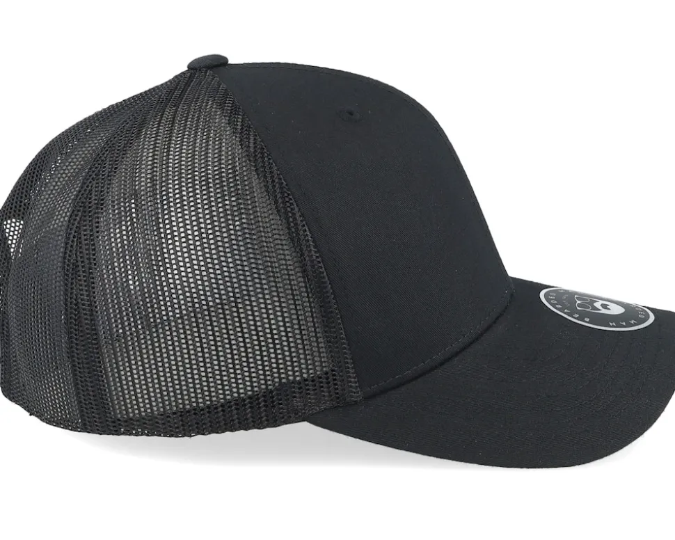 Tough Beard Retro Black Trucker - Bearded Man