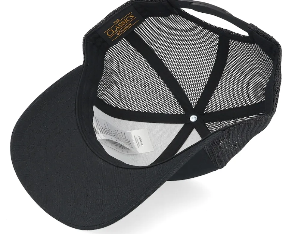 Tough Beard Retro Black Trucker - Bearded Man