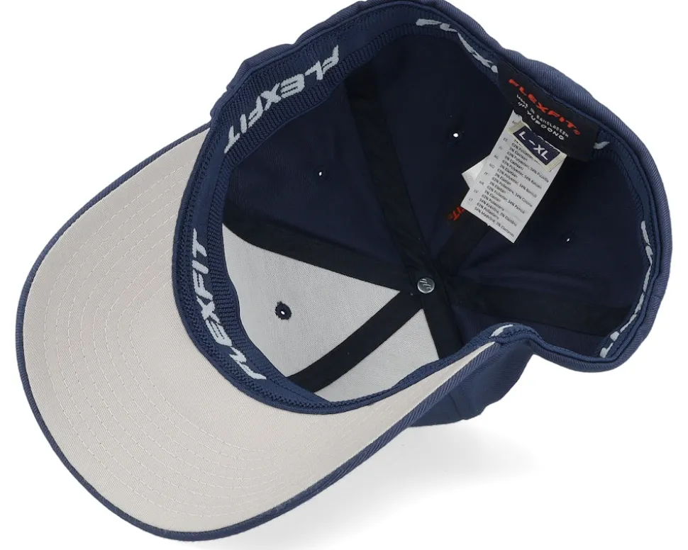 Tough Beard Wooly Combed Navy Flexfit - Bearded Man