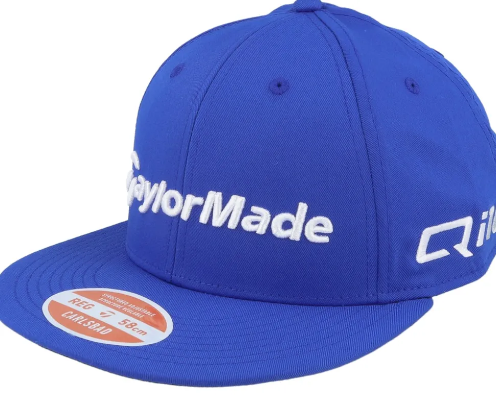 Tour Flatbill Royal/White Snapback - Taylor Made