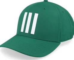 Tour Hat 3 Stripe Collegiate Green Adjustable - Adidas
