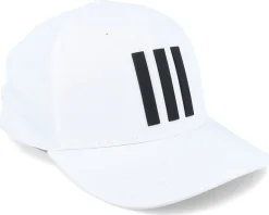 Tour Hat 3 Stripe White Adjustable - Adidas