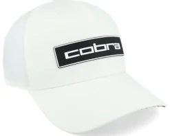 Tour Tech Cap White/Black Adjustable - Cobra