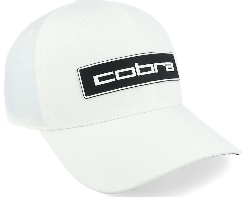 Tour Tech Cap White/Black Adjustable - Cobra