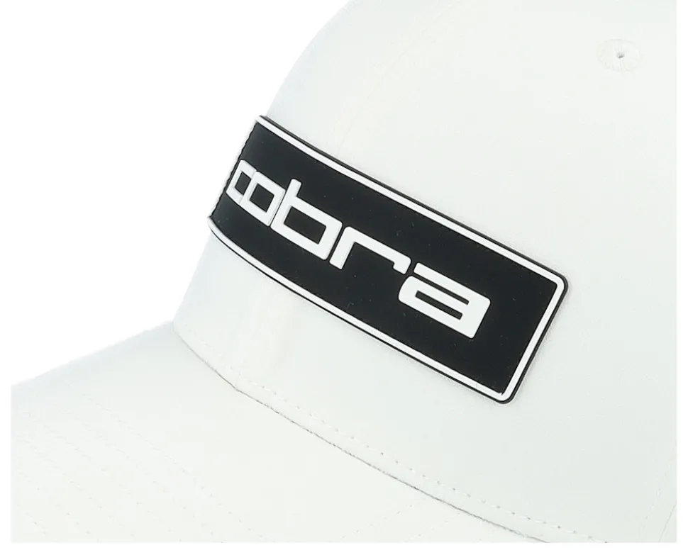 Tour Tech Cap White/Black Adjustable - Cobra