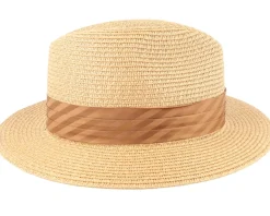Toyo Braided Fedora Cappuccino Straw Hat - Jaxon & James