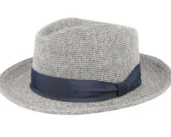 Toyo Grey/Blue Fedora - Stetson
