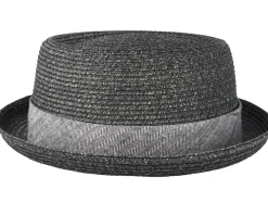 Toyo Heather Black Porkpie - Stetson