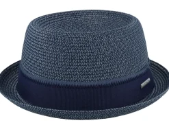 Toyo Light Blue/Navy Pork Pie - Stetson
