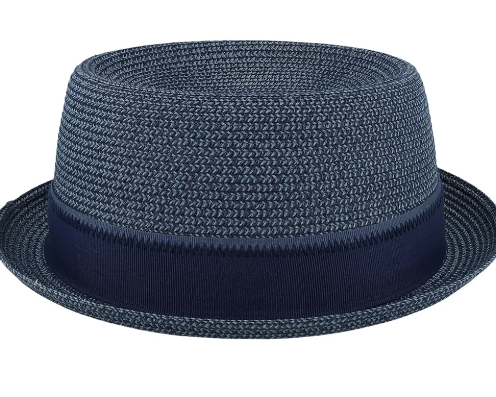 Toyo Light Blue/Navy Pork Pie - Stetson