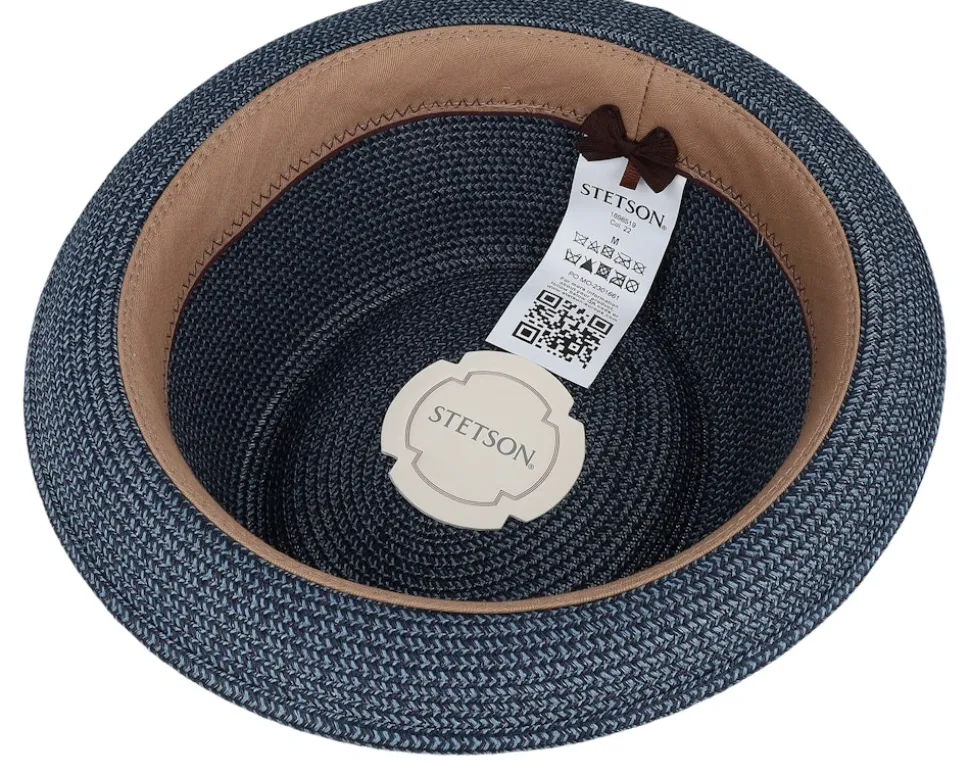 Toyo Light Blue/Navy Pork Pie - Stetson