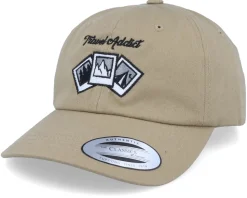 Travel Addict Khaki Dad Cap Adjustable - Bacpakr