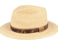 Traveller Raffia Beige/Brown Straw Hat - Stetson