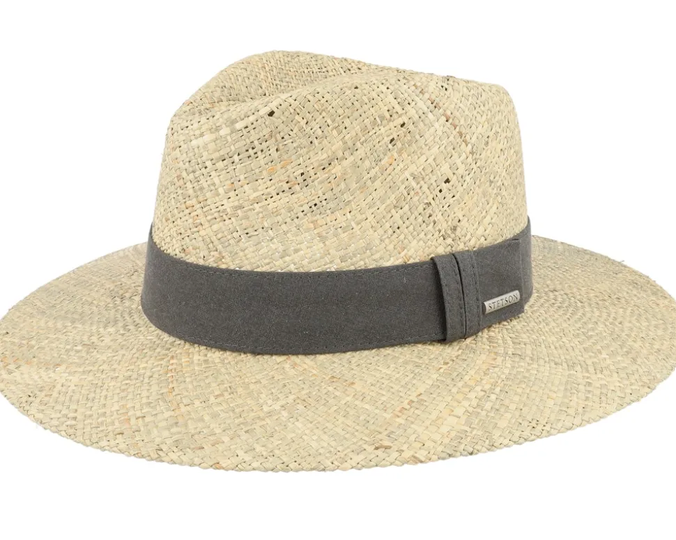 Traveller Seagrass Beige Straw Hat - Stetson
