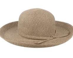 Traveller Sun Hat Natural Straw Hat - Sur la tête