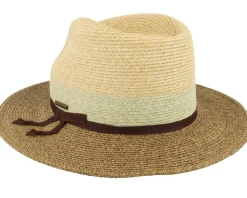 Traveller Toyo Beige/Brown Straw Hat - Stetson