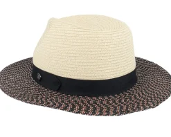 Traveller Toyo Black/Red/Natural Straw Hat - Lierys