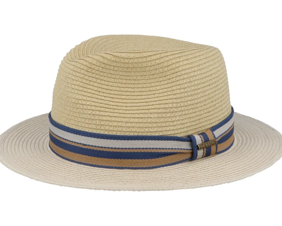 Traveller Toyo Yellow/Beige Fedora - Stetson