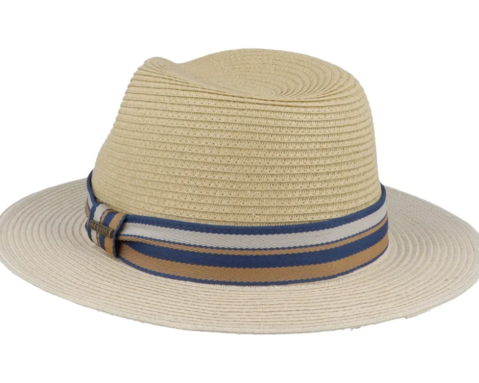 Traveller Toyo Yellow/Beige Fedora - Stetson