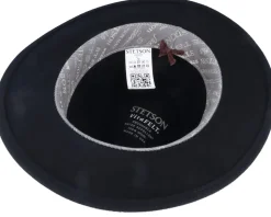 Traveller Vitafelt Black Fedora - Stetson