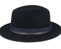 Traveller Woolfelt Black Fedora - Stetson