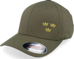 Tre Kronor Side Panel Olive Flexfit - Iconic