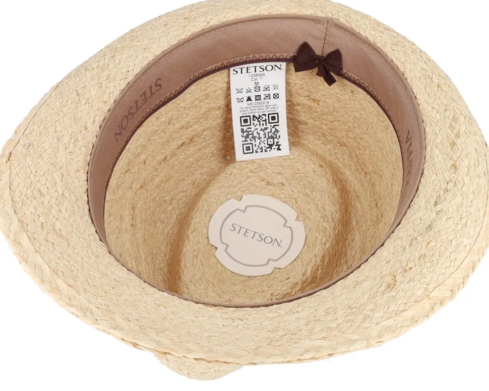 Trilby Raffia Beige Straw Hat - Stetson