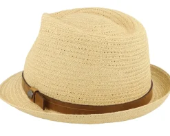 Trilby Toyo Beige Straw Hat - Lierys