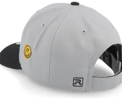 Trippy Smiley Grey/Black Adjustable - Lucid Smile