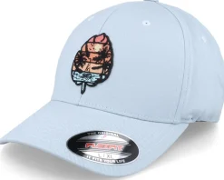 Tropical Leaf Summer Carolina Blue Flexfit - Iconic