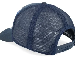 Trout C&r Logo 3d 112wf Fremont Solid Navy A-Frame Trucker - Skillfish