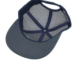Trout C&r Logo 3d 112wf Fremont Solid Navy A-Frame Trucker - Skillfish