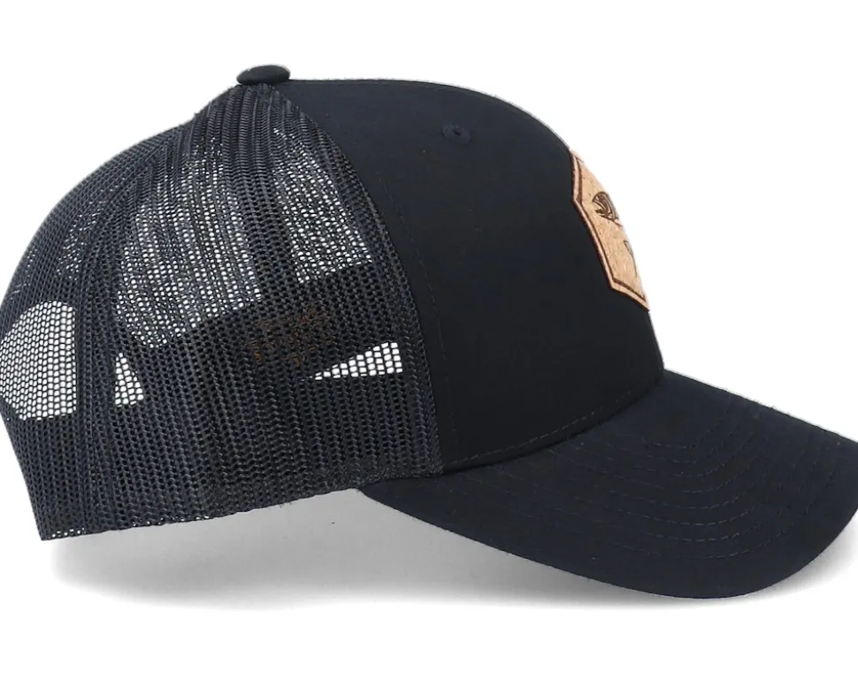 Trout Patch Black Trucker - Hunter