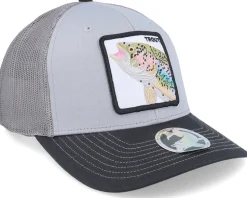 Trout Pro Fishing 112 Tri Grey/Charcoal/Black Trucker - Skillfish