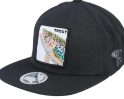 Trout Pro Fishing Black Snapback - Skillfish