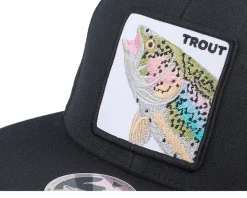 Trout Pro Fishing Black Snapback - Skillfish