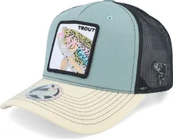 Trout Pro Fishing Gun Metal Green/Black/Golden Trucker - Skillfish