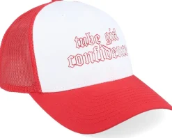 Tube Girl Confidence Red/White/Red Trucker - Delulu