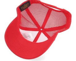 Tube Girl Confidence Red/White/Red Trucker - Delulu