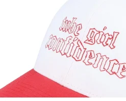 Tube Girl Confidence Red/White/Red Trucker - Delulu
