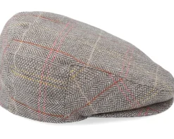 Tweed Khaki Flat Cap - Jaxon & James