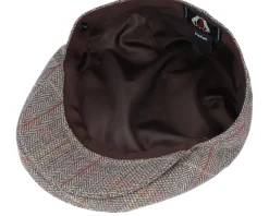Tweed Khaki Flat Cap - Jaxon & James