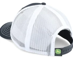 Twill & Sport Mesh White/Black Trucker - John Deere