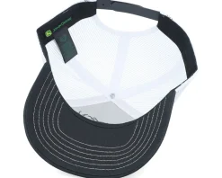 Twill & Sport Mesh White/Black Trucker - John Deere