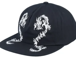 Twin Dragon Black Snapback - HUF