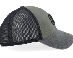 Two Tone Vintage 32 Black/Army Green Trucker - Black Clover