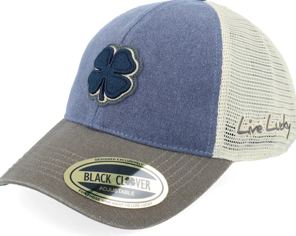 Two Tone Vintage 33 Navy/Stone Trucker - Black Clover